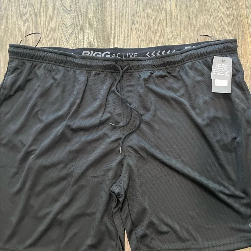 NWT Johnny Bigg Active Textured Knit Shorts Black Size 9X